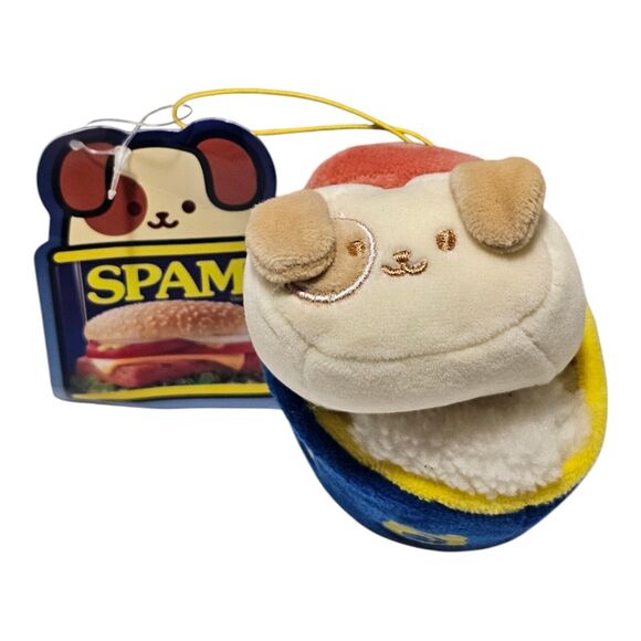 Anirollz x SPAM Ham 4" Cute Dog Puppy Character Plush Keychain Soft Squishy Toy - Picture 1 of 8